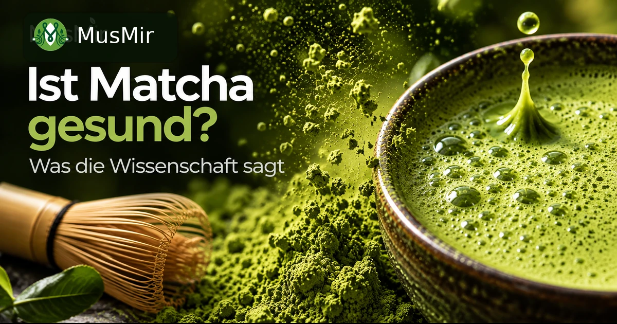 Ist Matcha gesund? Matcha Pulver und frisch zubereiteter Matcha Tee